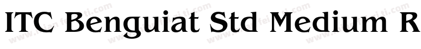 ITC Benguiat Std Medium Regular字体转换